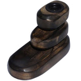 Wood Backflow Incense Cone Burner - 3 Tier Cascade