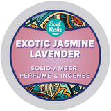 Lavender & Jasmine Amber Resin - Natural Solid Amber Perfume Incense