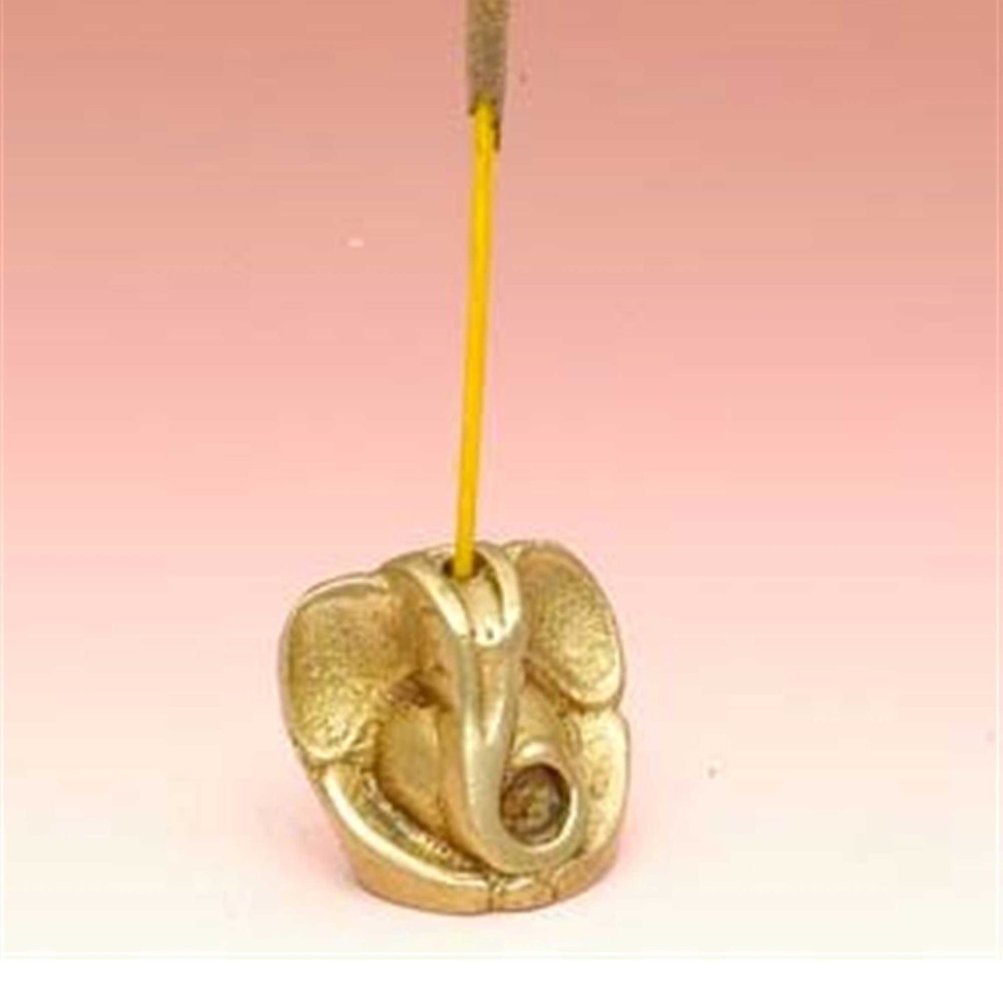 Small Brass Ganesha Incense Stick Burner