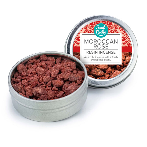 rose incense vs miracle seed Moroccan Rose Resin Incense Tin