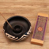 Peruvian Ceramic Incense Burner Holder for Palo Santo stick 5"