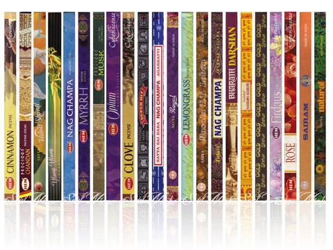 LAST CHANCE SALE! Incense Sticks - Assorted 8-stick sampler boxes