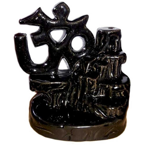 Om Symbol Backflow Incense Cone Burner