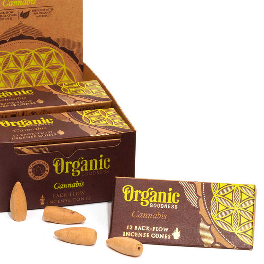 Organic Goodness Backflow Cones - Cannabis