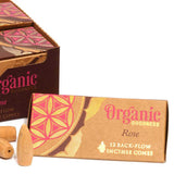 Organic Goodness Backflow Cones - Rose