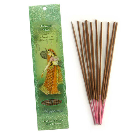 Happiness - Tropical Fruit, Jasmine, and Sandalwood Incense Sticks