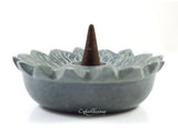 Lotus Soapstone Cone Incense Burner