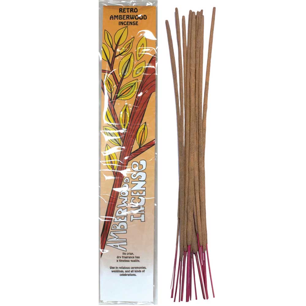 Retro Amberwood Incense (Amber & Wood)