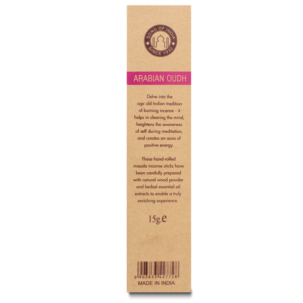 Organic Goodness Arabian Oudh Incense Sticks Soul Niche