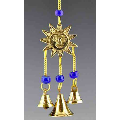 Mini Sun Wind Chime Brass