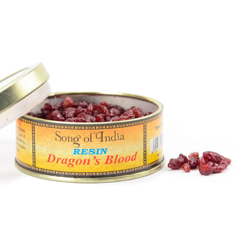 Dragon's Blood Resin Incense Blend Tin - by Song of India