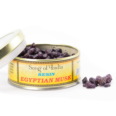 Song of India - Egyptian Musk Resin Incense Tin