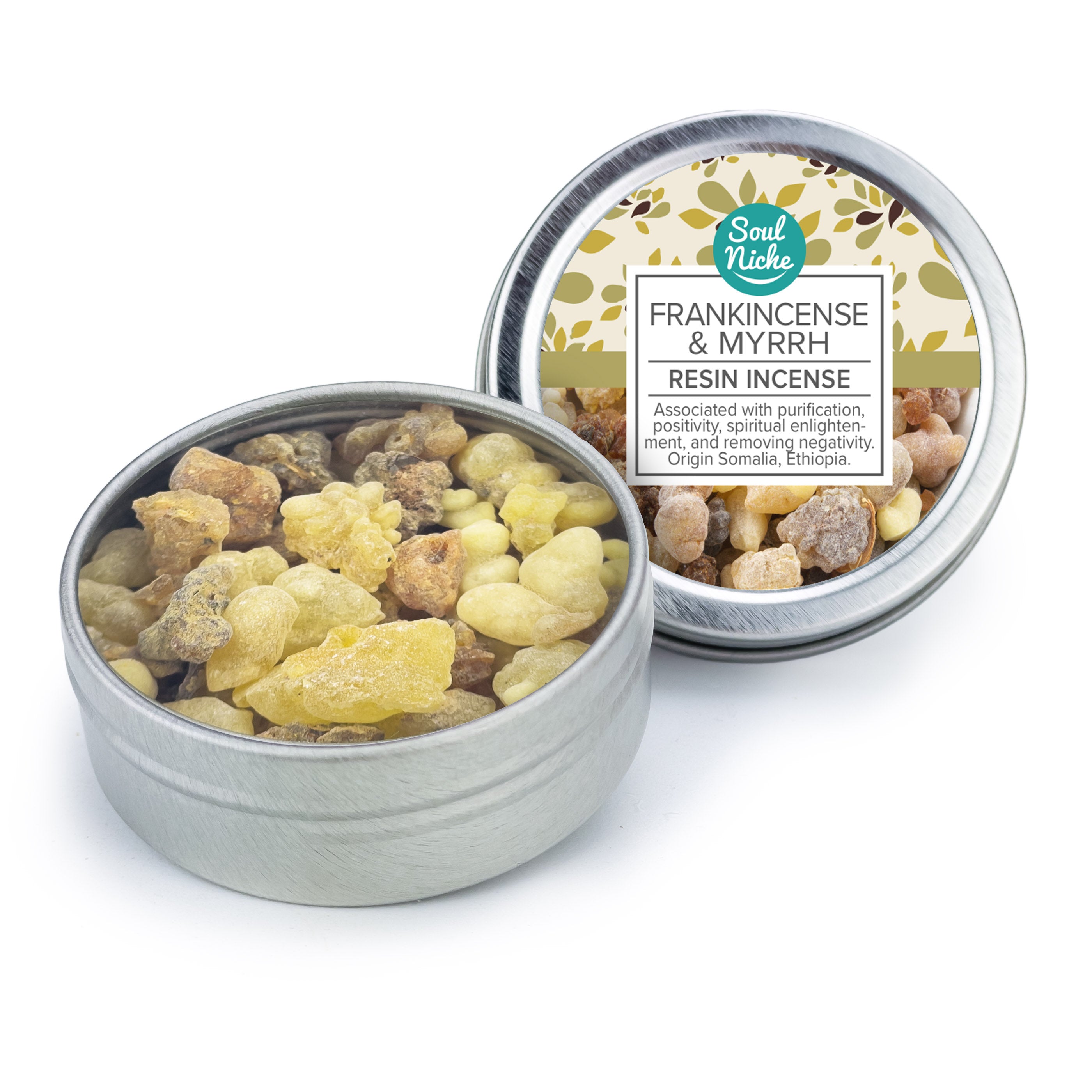 Frankincense & Myrrh Resin Incense Tins – Soul Niche