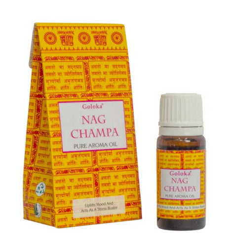 Goloka Nag Champa Aroma Oil - 10ml