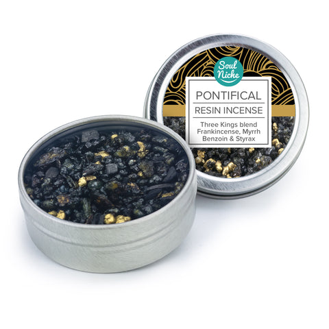 Pontifical Three Kings Incense Resin Tin