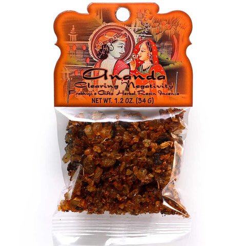 Clearing Negativity Resin Incense - Ananda
