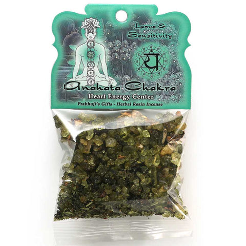 Heart Chakra Anahata Resin Incense - Love & Sensitivity