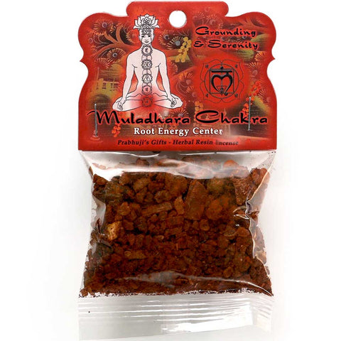 Root Chakra Muladhara Resin Incense - Grounding & Inner Peace