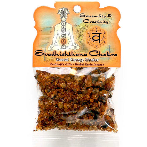 Sacral Chakra Svadhishtana Resin Incense - Sensuality & Creativity