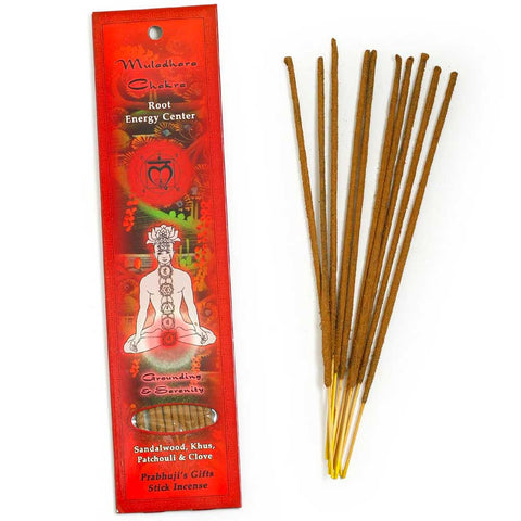 Root Chakra Incense Sticks - Grounding & Serenity