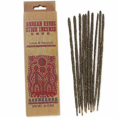 Love & Passion - Andean Herbs Smudging Incense Sticks