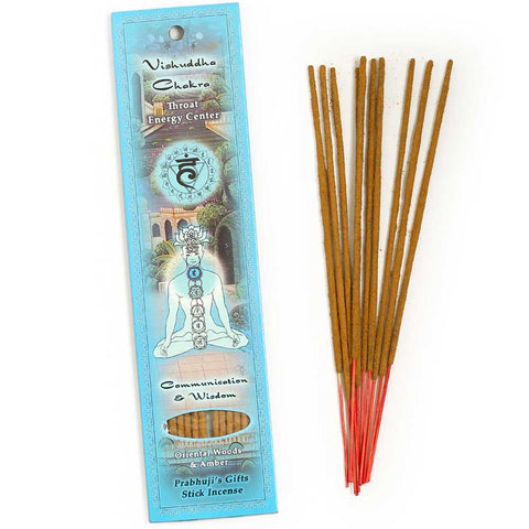 Throat Chakra Incense Sticks - Communication & Wisdom