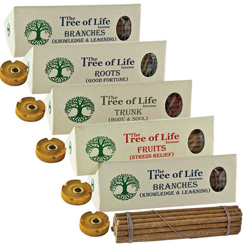 The Tree of Life Incense (Nepal) - Complete Set of 5