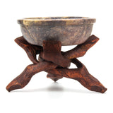 Stone Charcoal Incense Burner w/Stand 4"
