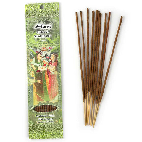 Amber & Sandalwood Incense Sticks