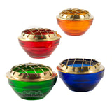 Glass Screen Charcoal Incense Burner 2.25"