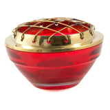 Glass Screen Charcoal Incense Burner 2.25"