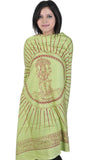 Green Prayer Shawl of Lord Vishnu the Preserver Scraf Wrap