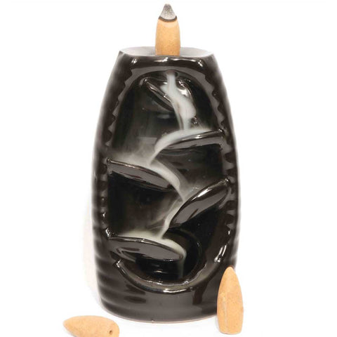 Ceramic Backflow Incense Cone Burner - Waterfall
