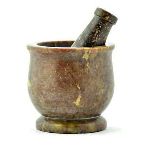 Soapstone Mortar & Pestle Natural 3"