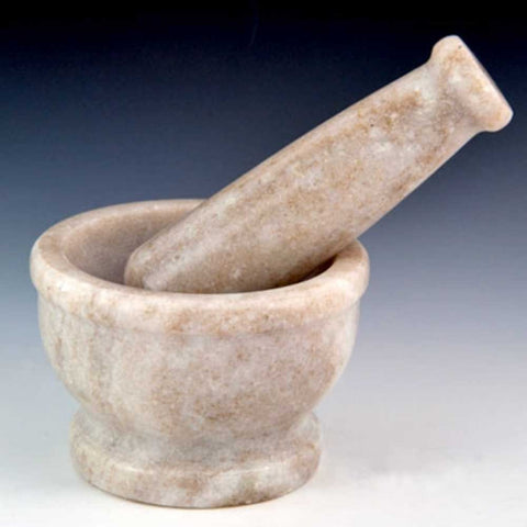 Brown Galaxy Marble Mortar & Pestle 2"