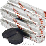 Three Kings Charcoal Tablets 33mm (6/12 Rolls)