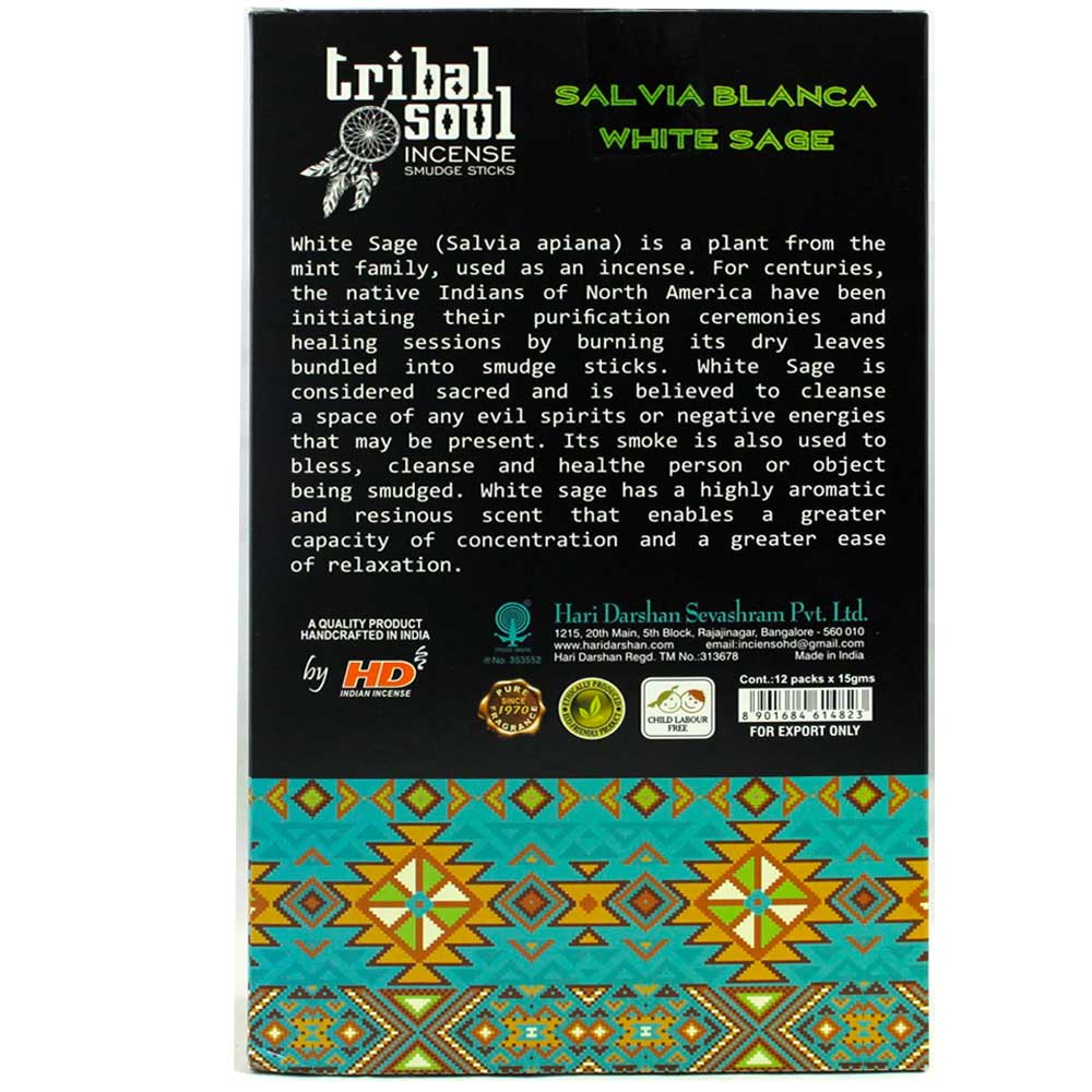 Tribal Soul - White Sage Incense Sticks