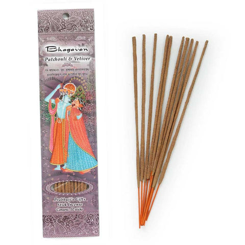 Bhagavan Incense Sticks - Patchouli and Vetiver