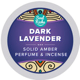 Dark Lavender Amber - Natural Solid Amber Perfume & Incense