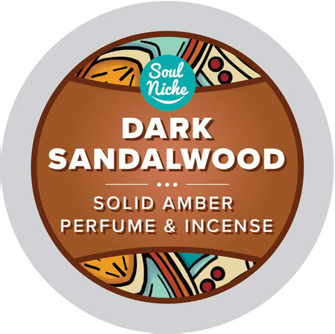 Dark Sandalwood Amber - Natural Solid Amber Perfume & Incense