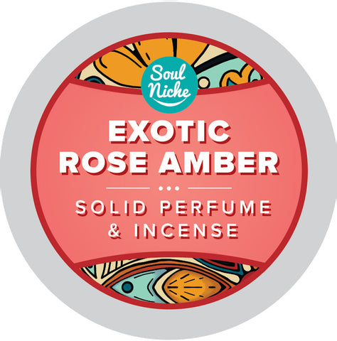 Wild Rose Amber Perfume Oil - Exotic Incense
