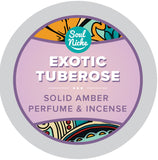 Exotic Tuberose Amber Resin - Exotic Essence Natural Solid Perfume & Incense