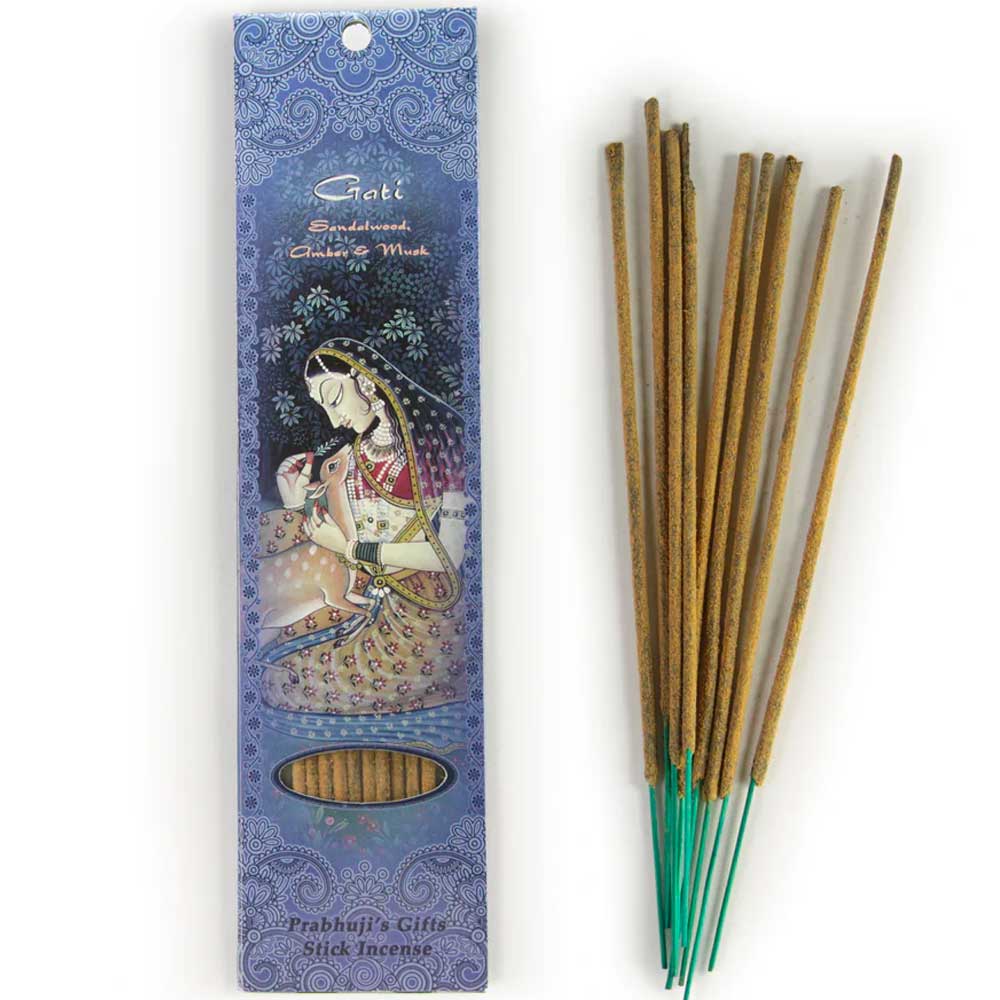 Sandalwood, Amber & Musk Incense Sticks