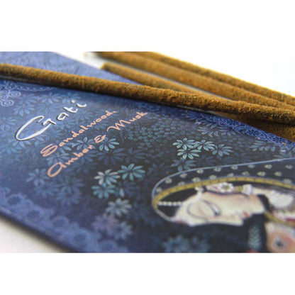Sandalwood, Amber & Musk Incense Sticks