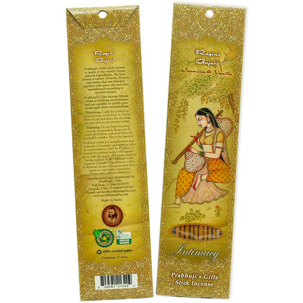 Intimacy - Jasmine & Vanilla Incense Sticks