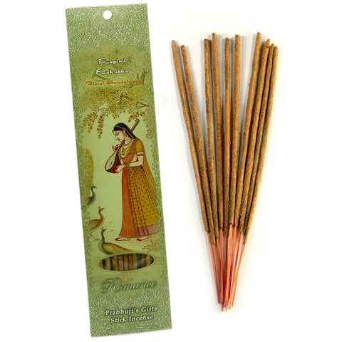 Ragini Kakubha Incense Sticks - Floral Sandalwood - Romance