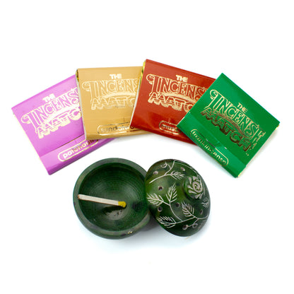 Hippie Chick Incense Matches w/ Burner