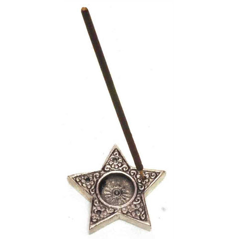 Star Metal Incense Cone Stick Burner - 2"