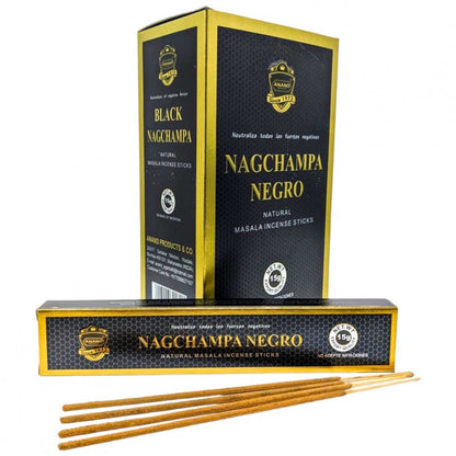 Anand Black Nag Champa Negro Incense Sticks