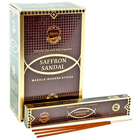Anand Saffron Sandalwood Incense Sticks